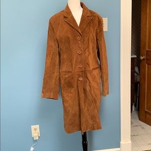 Suede jacket/100% Leather